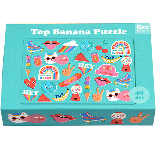 rex london mini puzzel top banana - 48st | 29526 | 4