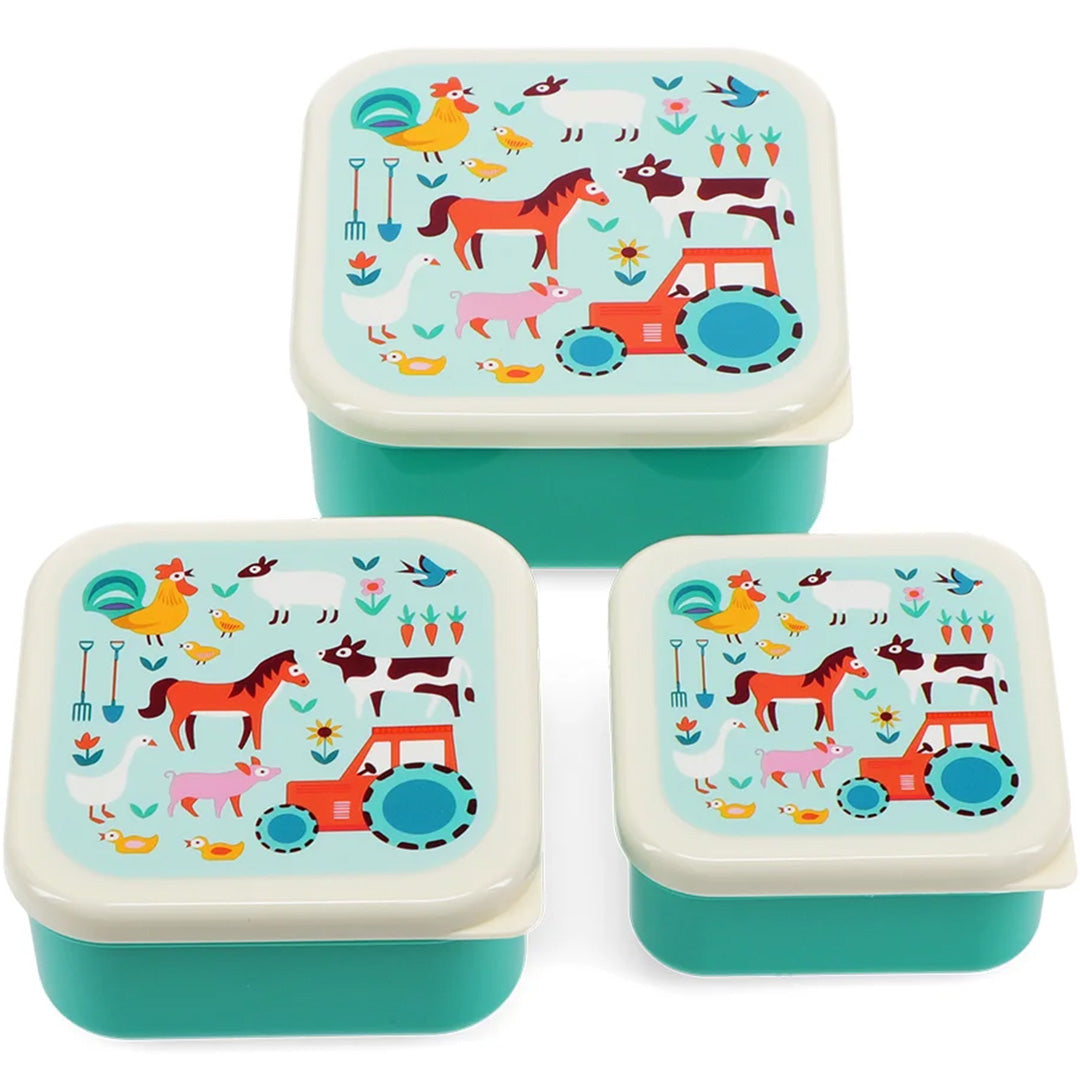 rex london snackdoosjes farmyard - 3st | 30942 | 0