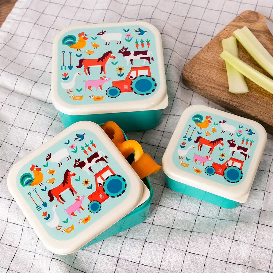 rex london snackdoosjes farmyard - 3st | 30942 | 1