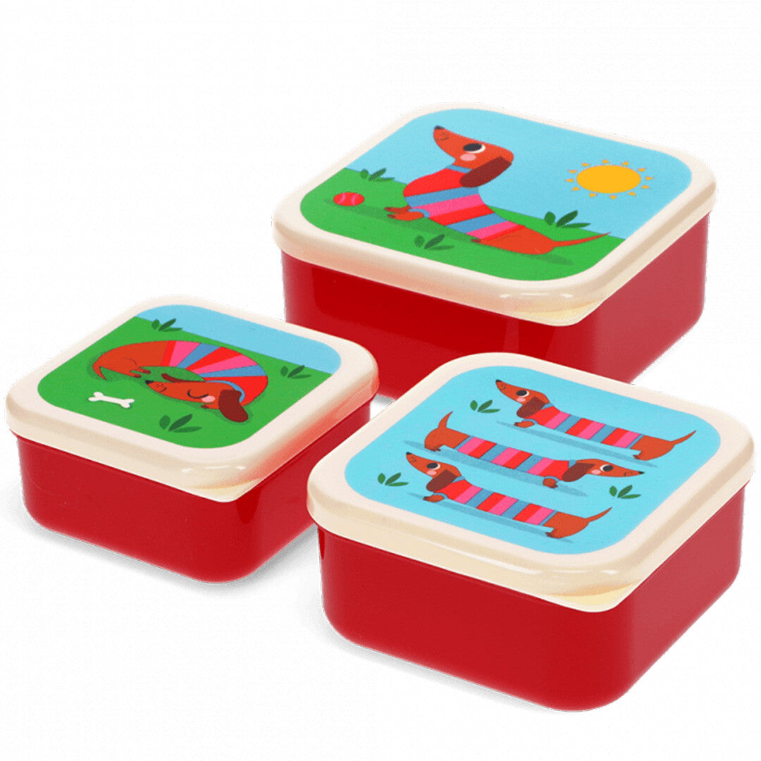 rex london snackdoosjes sausage dog - 3st | 30431 | 1