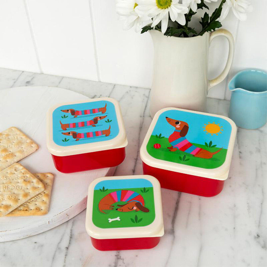 rex london snackdoosjes sausage dog - 3st | 30431 | 2
