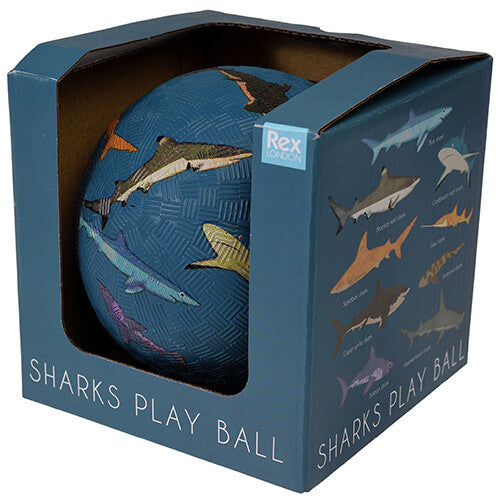 rex london speelbal sharks - 12,5 cm | 29509 | 3