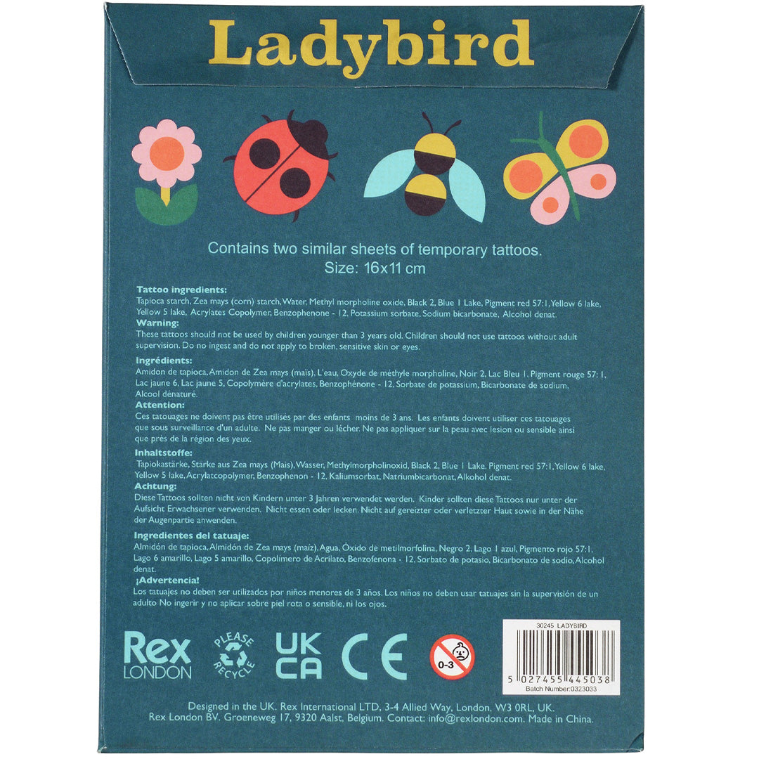 rex london tattoos ladybird | 30245 | 3