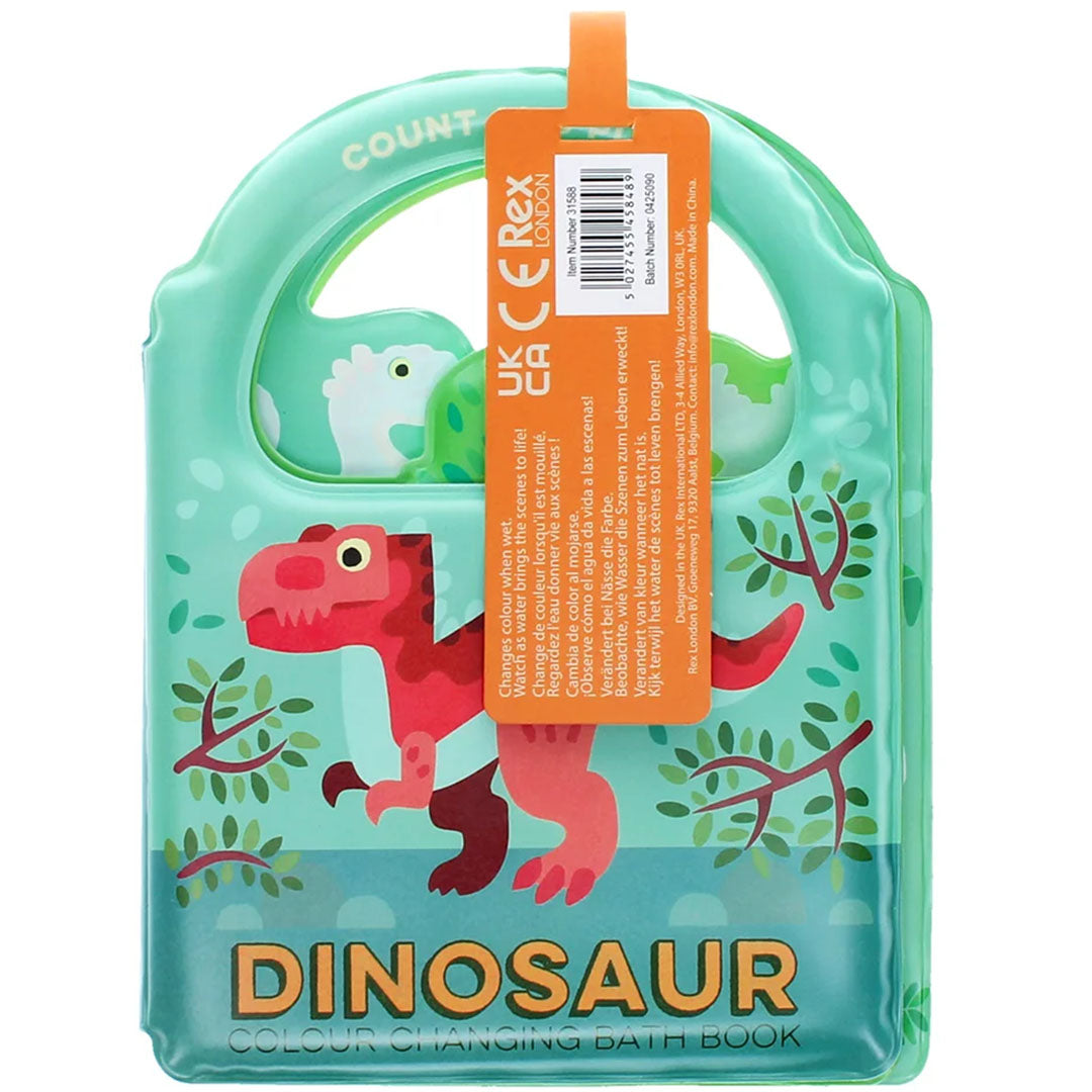 rex london kleurveranderend badboekje - baby dinos | REX31588 | 5