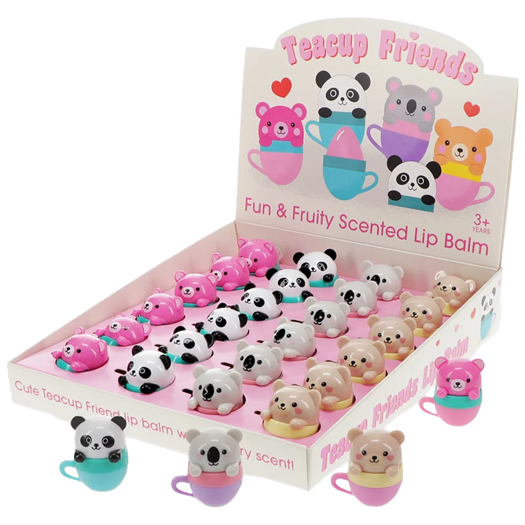 rex london lippenbalsem teacup animal friends - assorti | REX31165 | 2