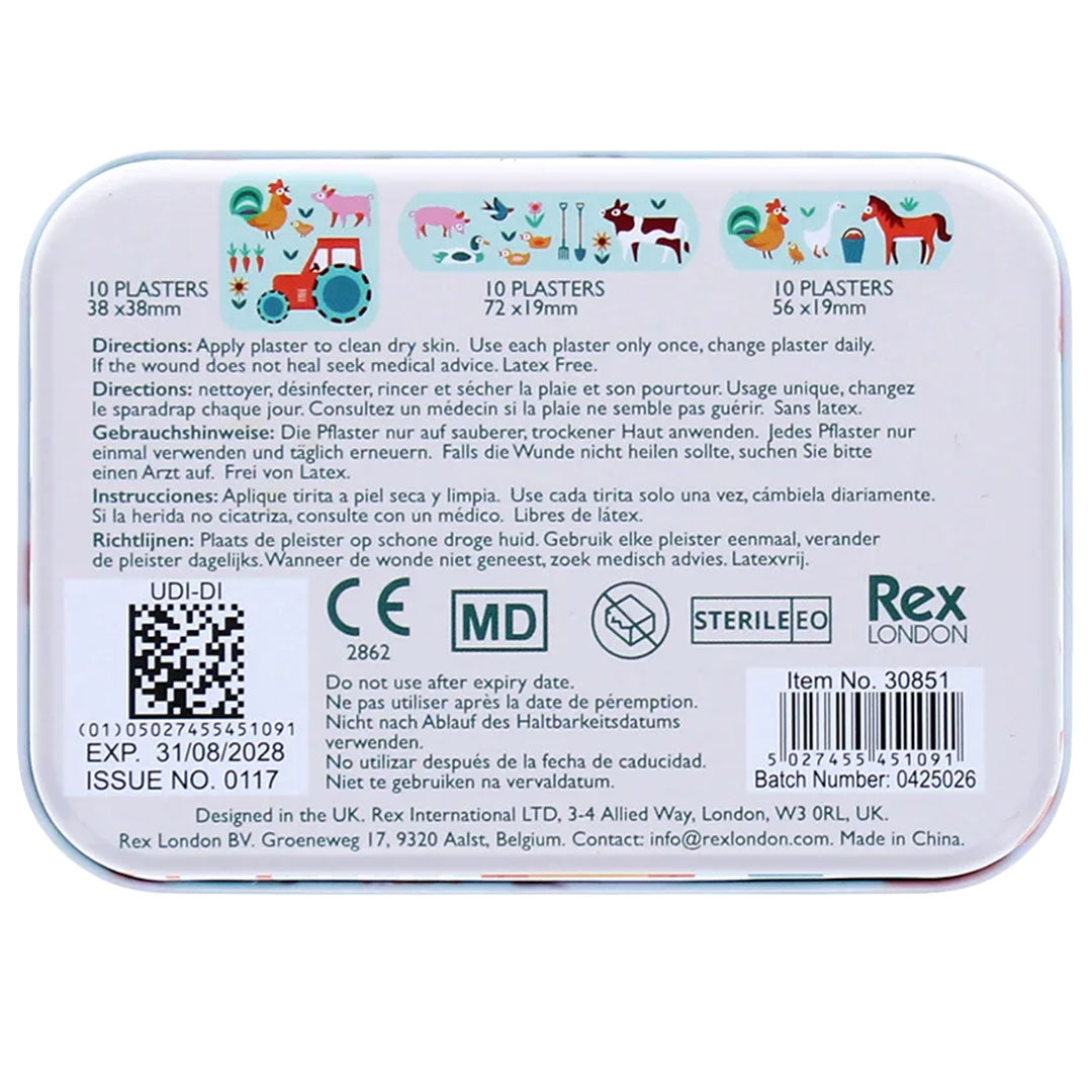 rex london pleisters - farmyard - 30st | REX30851 | 4