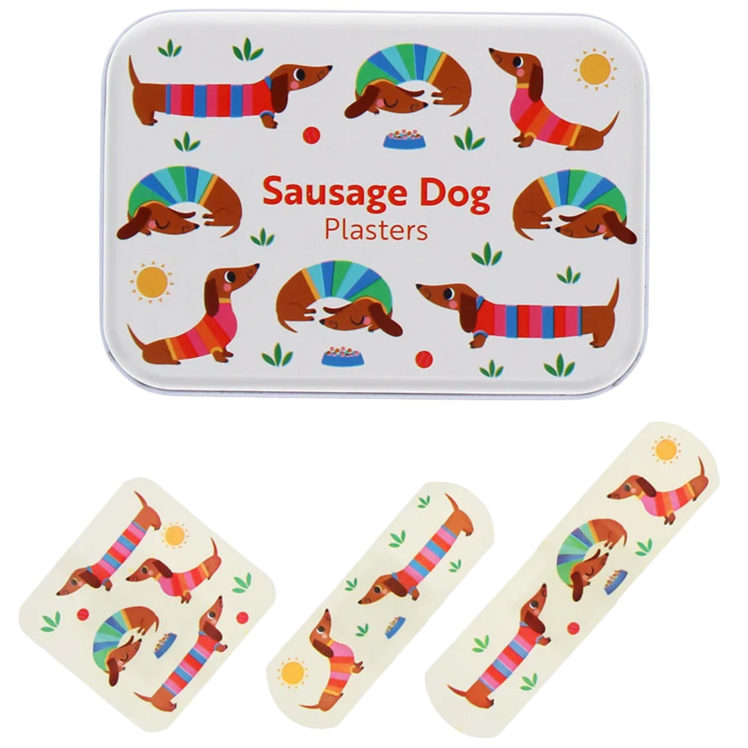 rex london pleisters - sunny sausage dog - 30st | REX30849 | 1