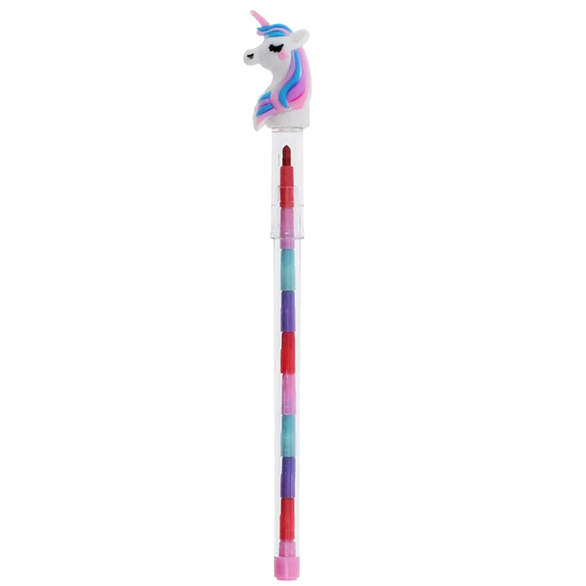 rex london stapelbare waskrijtpen - unicorn - 10 kleuren | REX31749 | 1