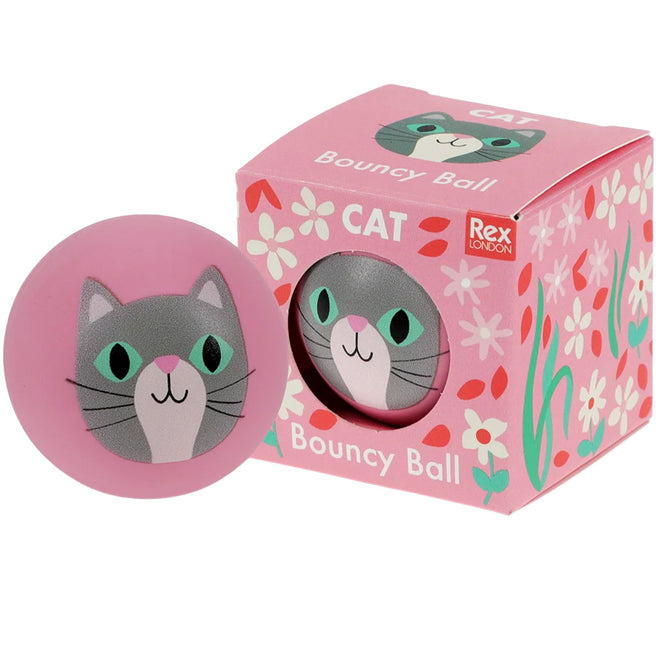 rex london stuiterbal cat - pink | REX31519 | 1