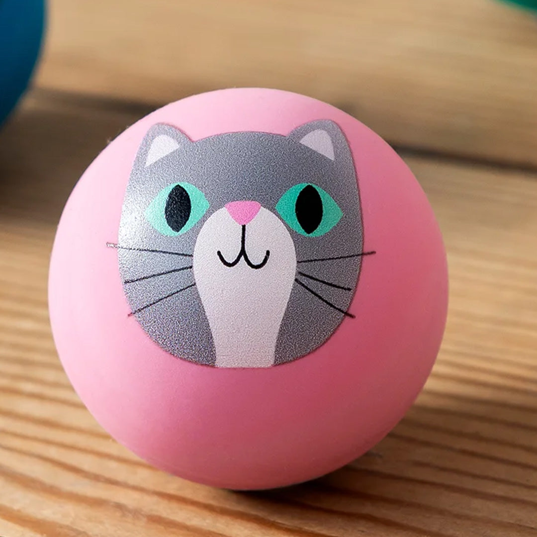 rex london stuiterbal cat - pink | REX31519 | 2