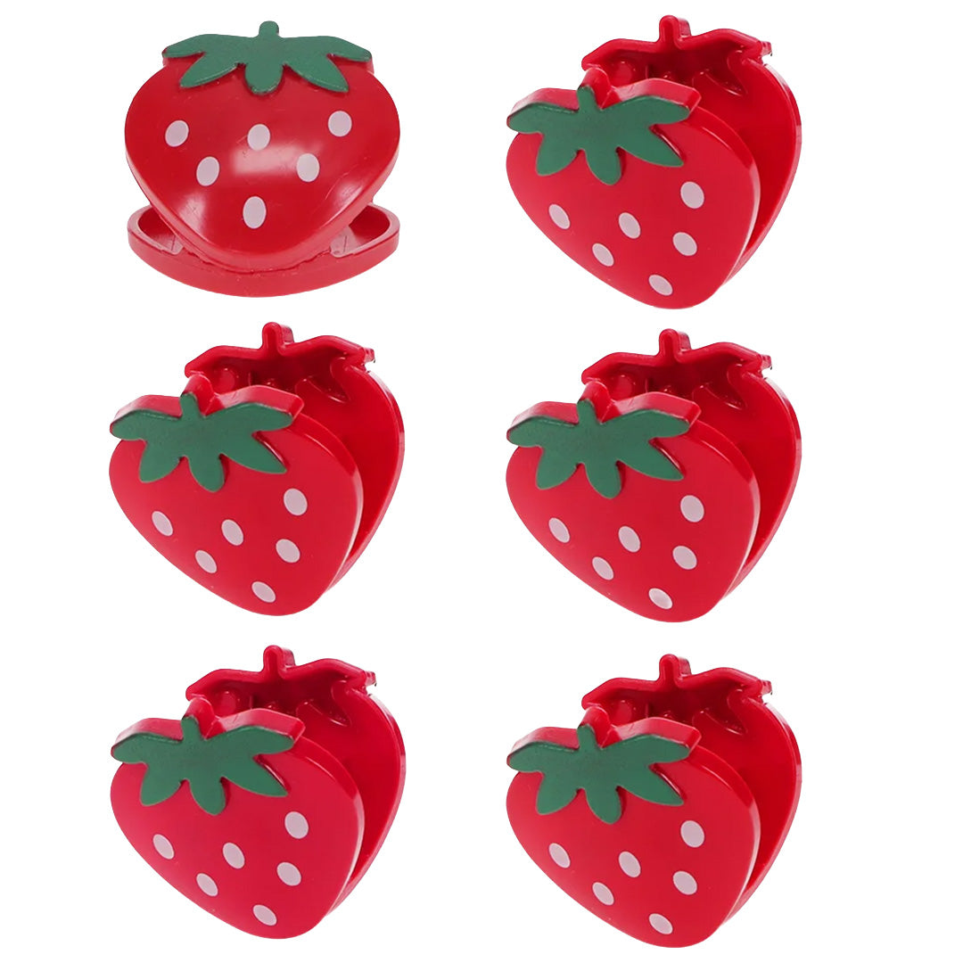 rex london tasclips - strawberry - 6st | REX31700 | 2