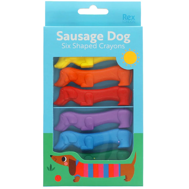 rex london waskrijt - sausage dog - 6st | REX31720 | 1