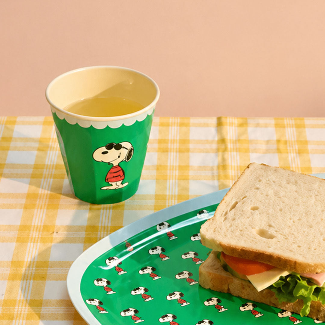 rice kinderbeker snoopy - green - 250 ml | MELCU-SNOOPG