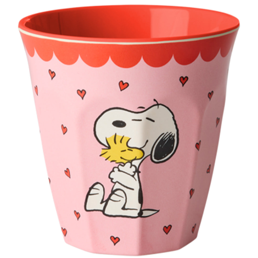 rice kinderbeker snoopy - pink - 250 ml | MELCU-SNOOPI