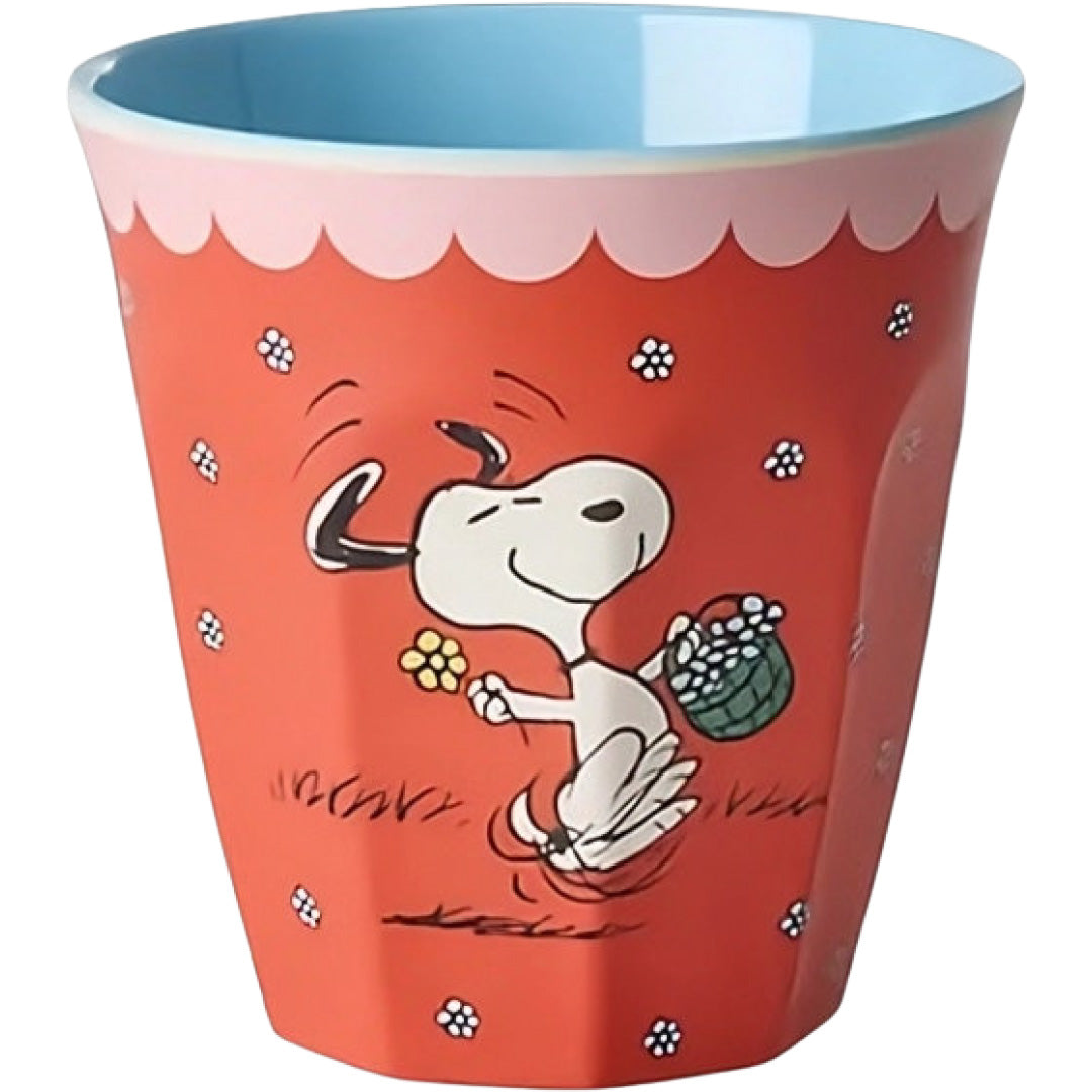 rice kinderbeker snoopy - red - 250 ml | MELCU-SNOOPR
