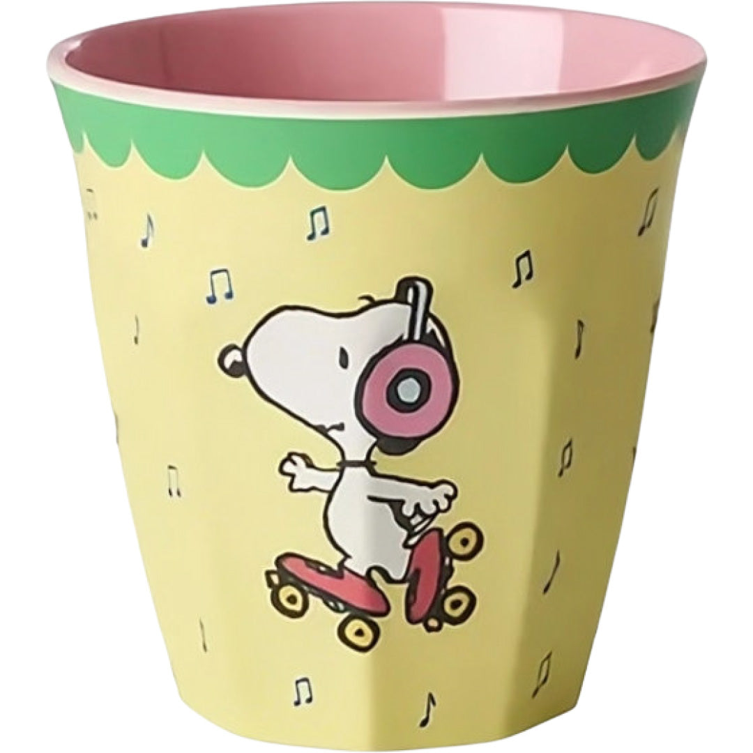 rice kinderbeker snoopy - yellow - 250 ml | MELCU-SNOOPY