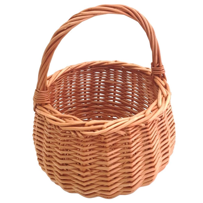 rieten mandje - 18 cm    | HO1024 | 1