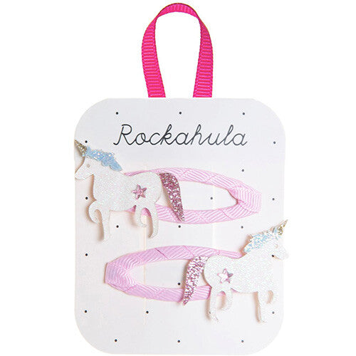 rockahula kids haarclipjes unicorn - 2st | H1805W | 0