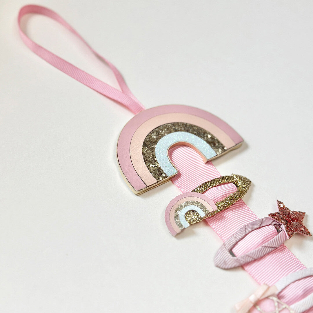 rockahula kids haarspeldjes hanger shimmer rainbow | CH101S | 1