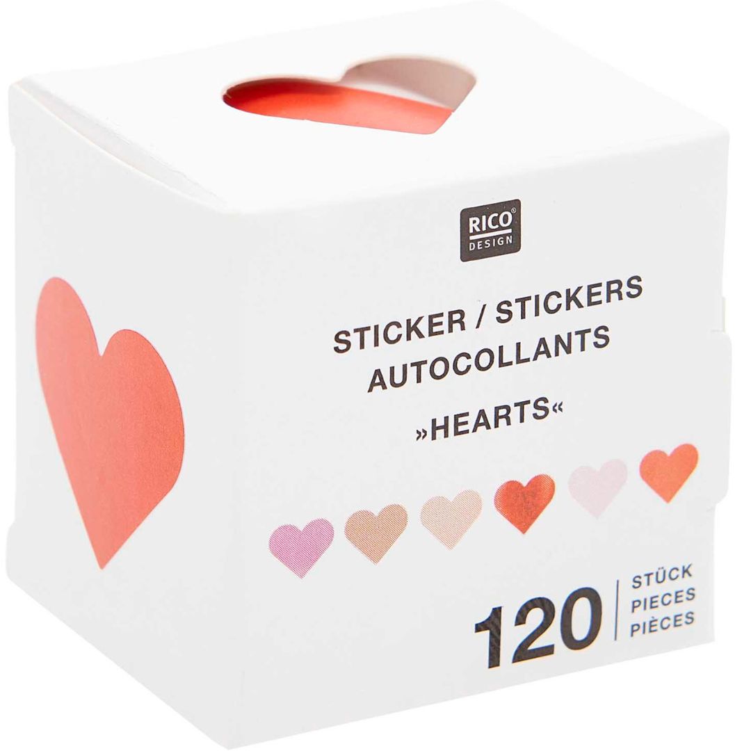 rol stickers - holografische harten | 300707 | 3