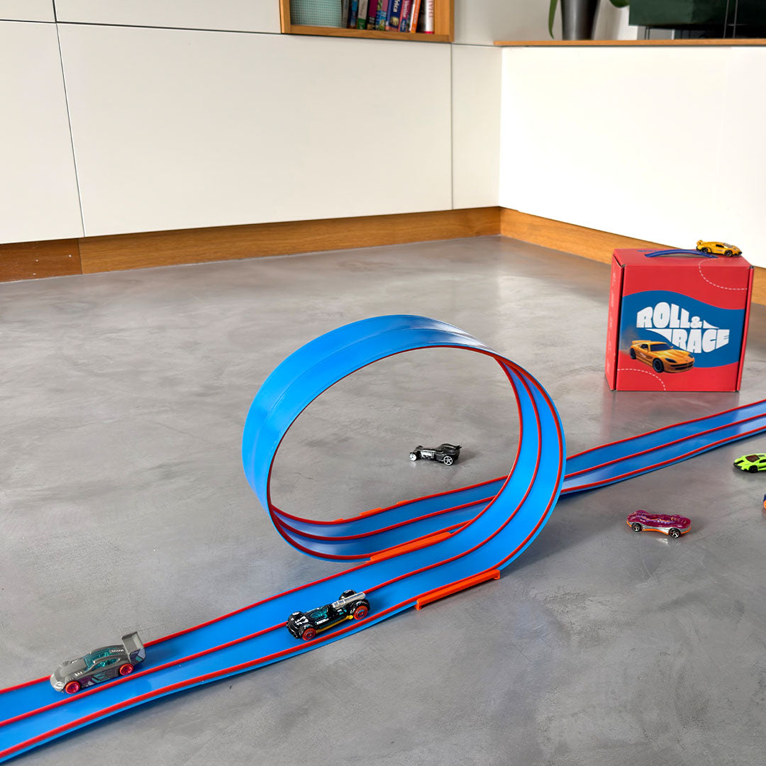 roll & race flexibele autobaan - 400 cm | RR1 | 2
