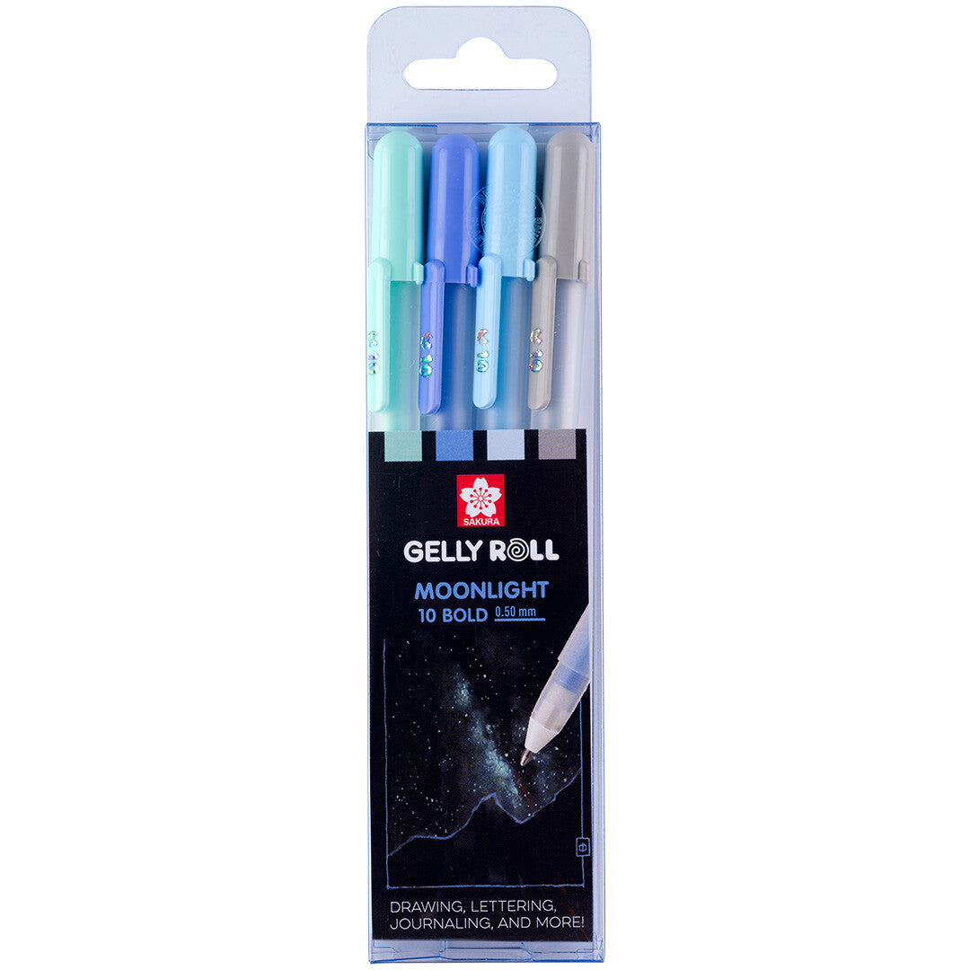 sakura gelpennen moonlight aurora - 4st | POXPGBMOO4B | 1