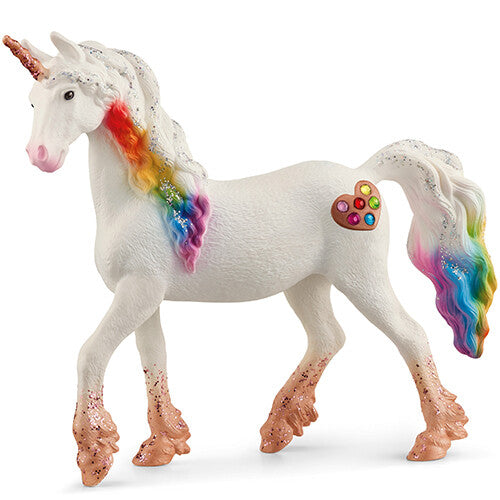 schleich bayala eenhoorn merrie regenboog - 12,5 cm | 70726 | 0