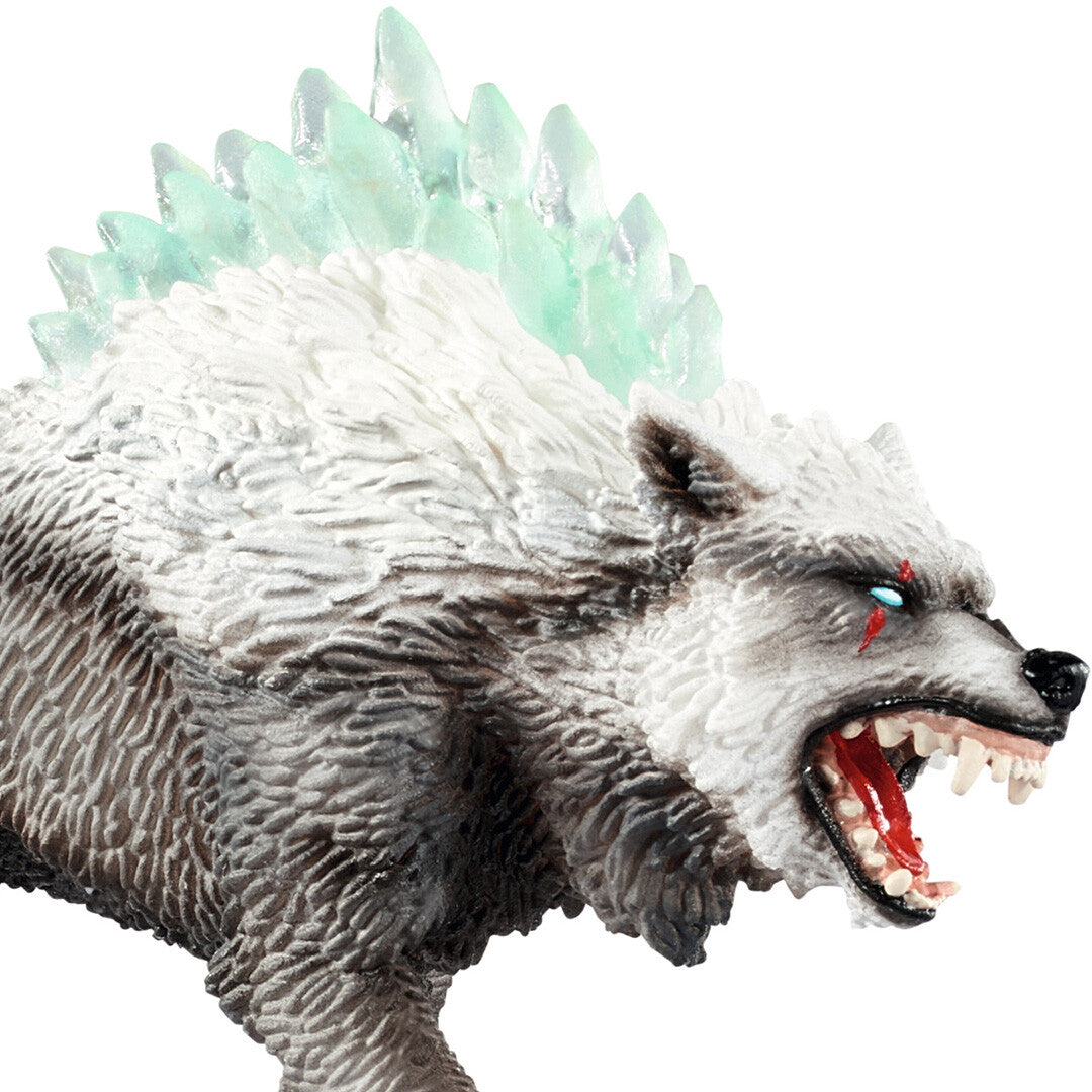 schleich eldrador creatures sneeuwwolf - 15 cm | 42452 | 1