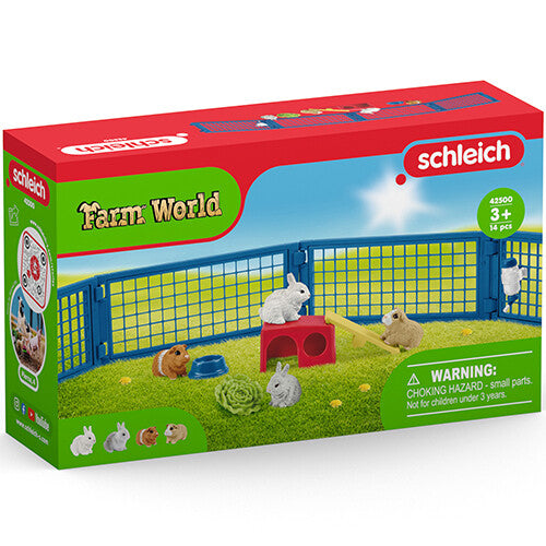 schleich farm world konijnen en cavia verblijf  | 42500 | 5