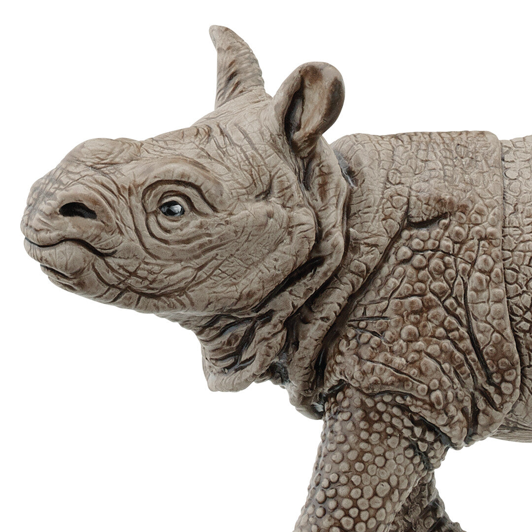 schleich wild life indisch neushoornkalf - 7,5 cm  | 14860 | 1