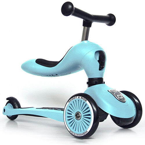 scoot and ride 2-in-1 loopfiets en step - highwaykick 1 - blueberry  | SR-96352 | 11