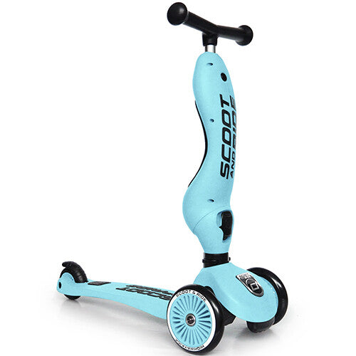 scoot and ride 2-in-1 loopfiets en step - highwaykick 1 - blueberry  | SR-96352 | 12