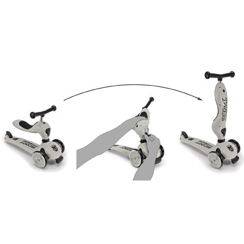 scoot and ride 2-in-1 loopfiets en step - highwaykick 1 - lemon  | SR-96354 | 5