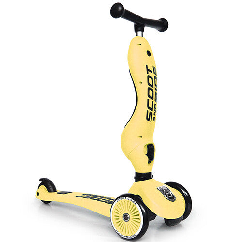 scoot and ride 2-in-1 loopfiets en step - highwaykick 1 - lemon  | SR-96354 | 9