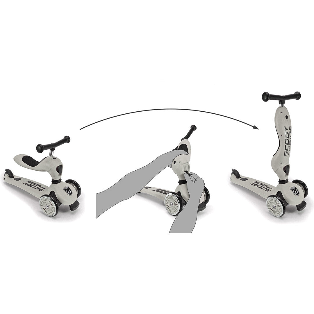 scoot and ride 2-in-1 loopfiets en step - highwaykick 1 - olive   | SR-00001 | 5