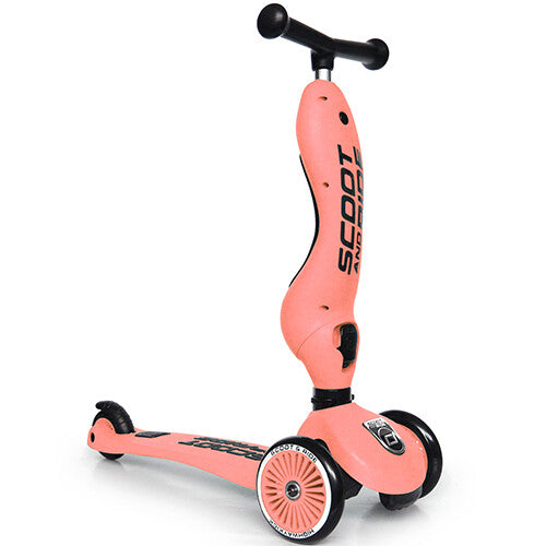 scoot and ride 2-in-1 loopfiets en step - highwaykick 1 - peach  | SR-96353 | 13