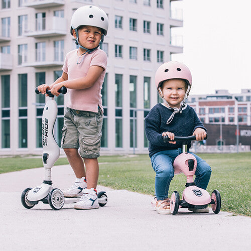 scoot and ride 2-in-1 loopfiets en step - highwaykick 1 - peach  | SR-96353 | 9