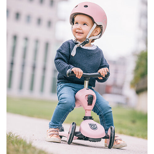 scoot and ride 2-in-1 loopfiets en step - highwaykick 1 - rose  | SR-96270 | 14