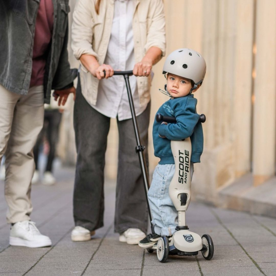 scoot and ride 2-in-1 loopfiets en step - push and go - ash | SR-00067 | 1