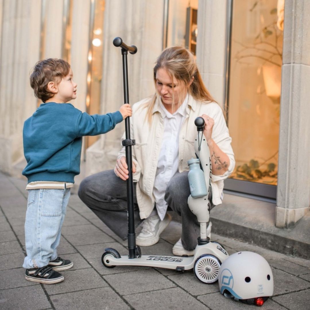 scoot and ride 2-in-1 loopfiets en step - push and go - ash | SR-00067 | 2