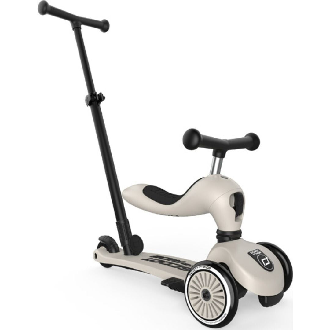 scoot and ride 2-in-1 loopfiets en step - push and go - ash | SR-00067 | 3