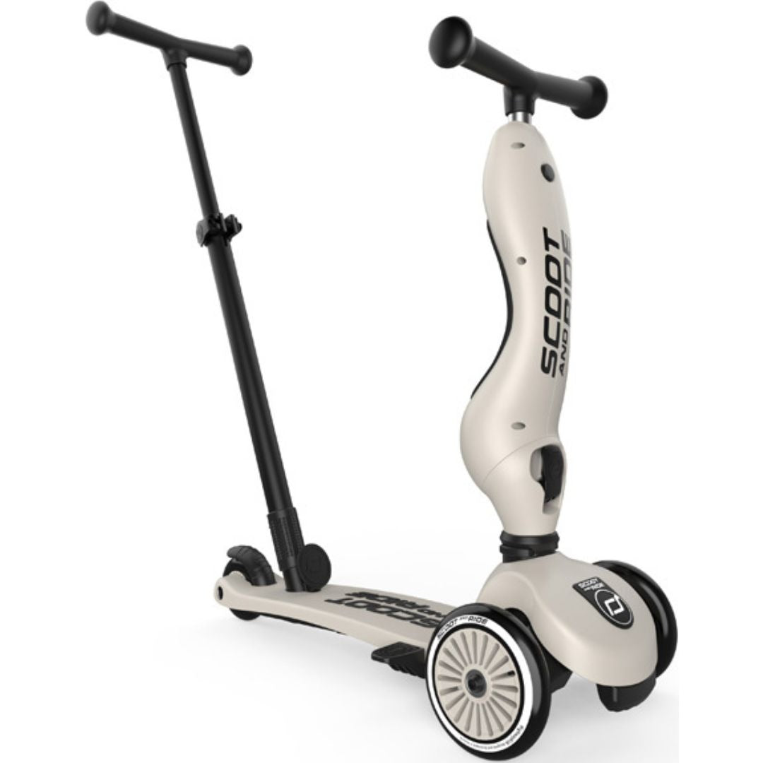 scoot and ride 2-in-1 loopfiets en step - push and go - ash | SR-00067 | 4