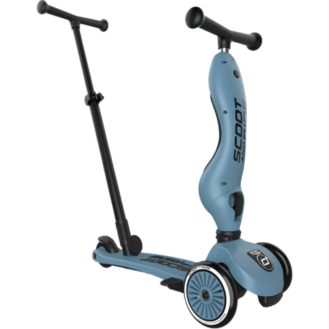 scoot and ride 2-in-1 loopfiets en step - push and go - steel | SR-00071 | 4