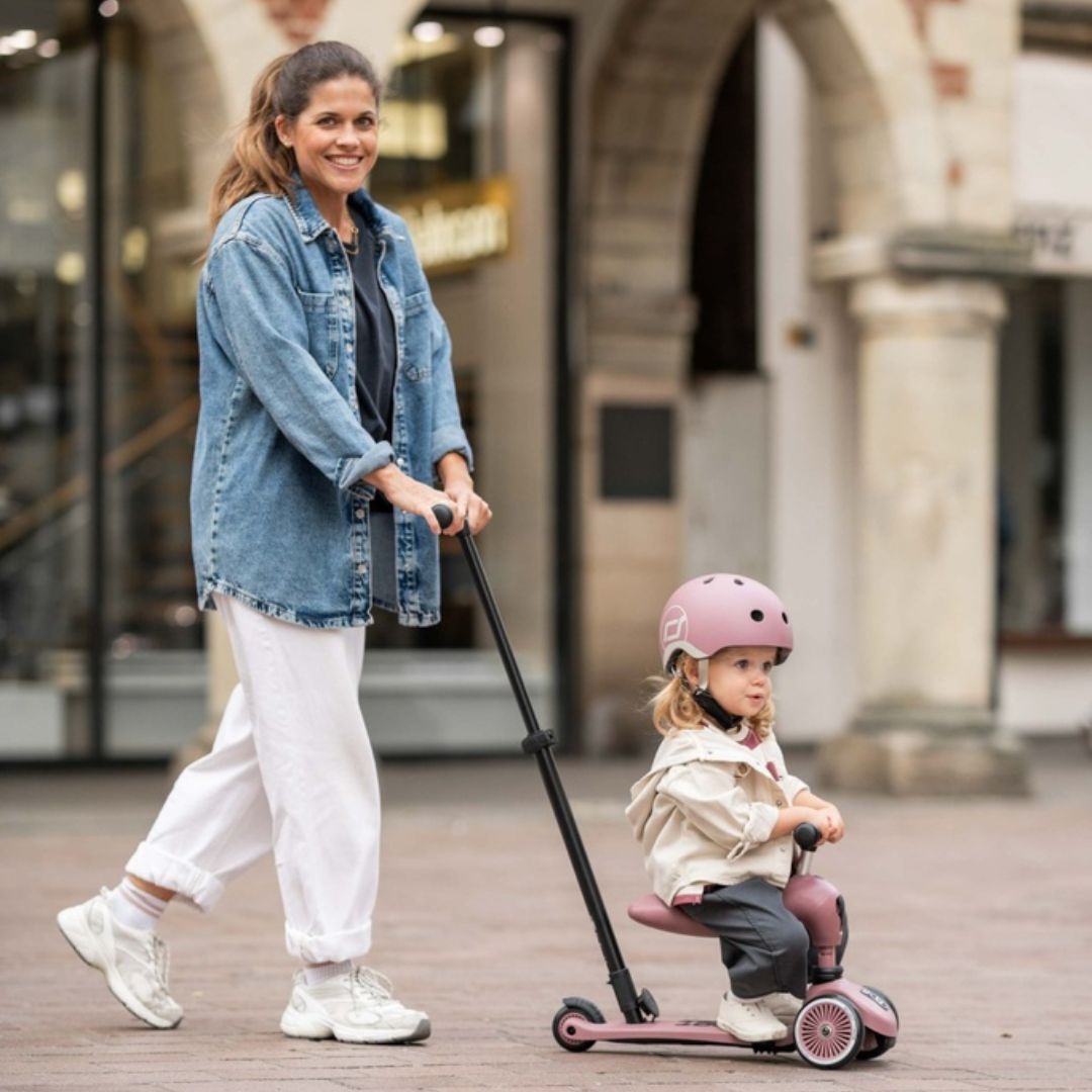 scoot and ride 2-in-1 loopfiets en step - push and go - wildberry | SR-00069 | 2