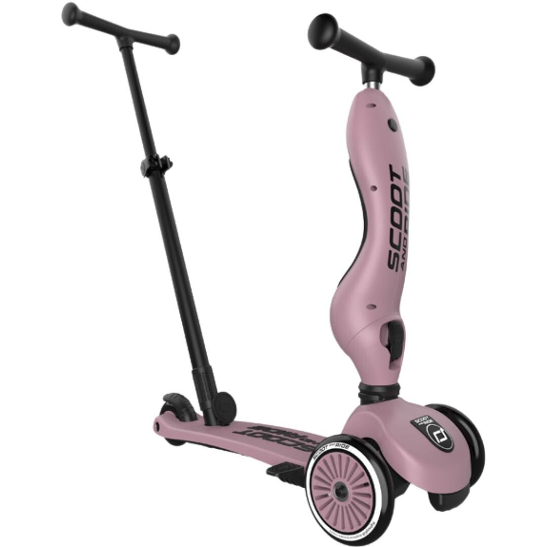 scoot and ride 2-in-1 loopfiets en step - push and go - wildberry | SR-00069 | 4