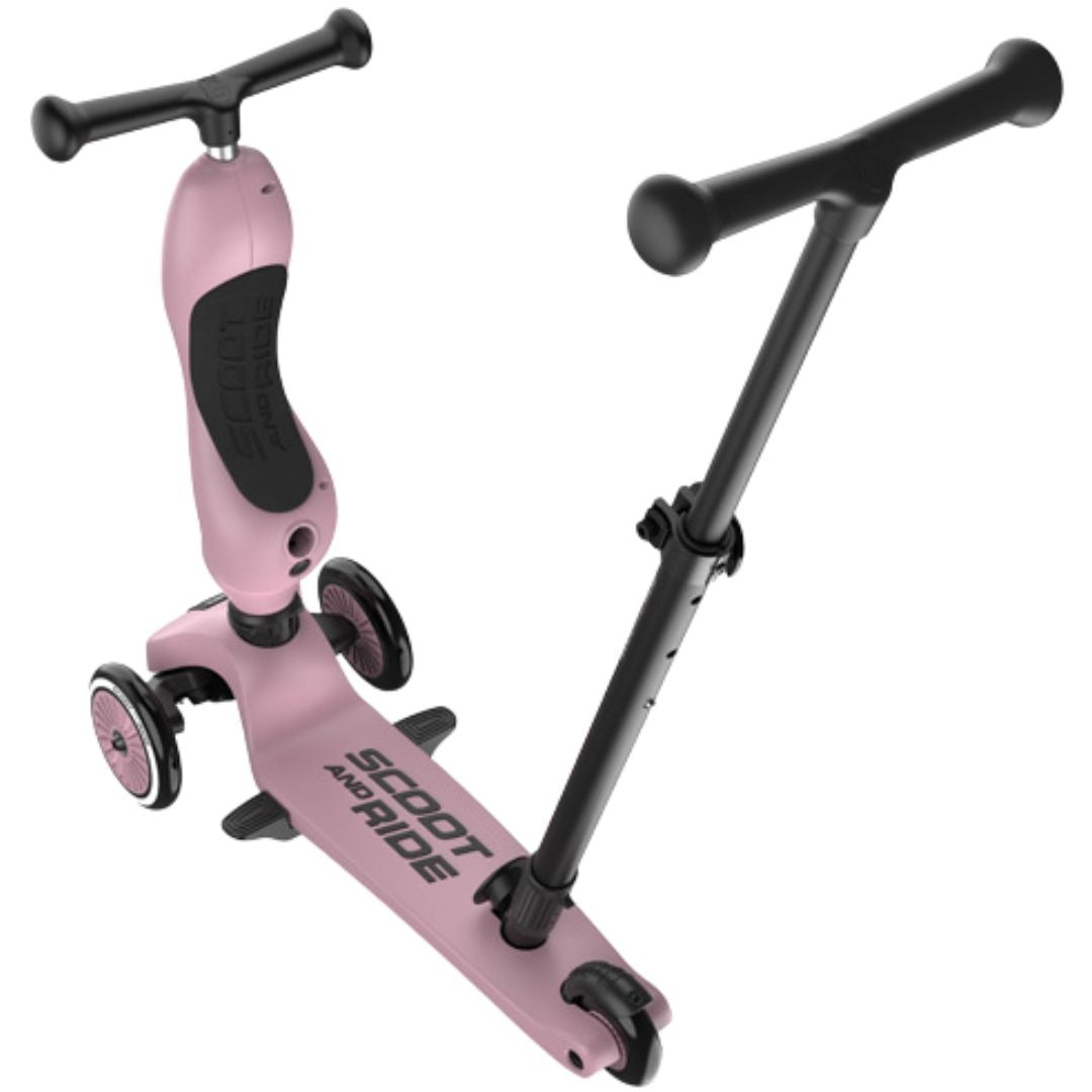 scoot and ride 2-in-1 loopfiets en step - push and go - wildberry | SR-00069 | 6