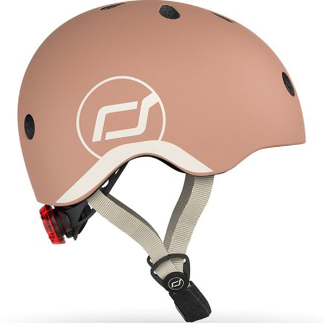 scoot and ride kinderhelm - mocha - xxs-s | SR-00826 | 3