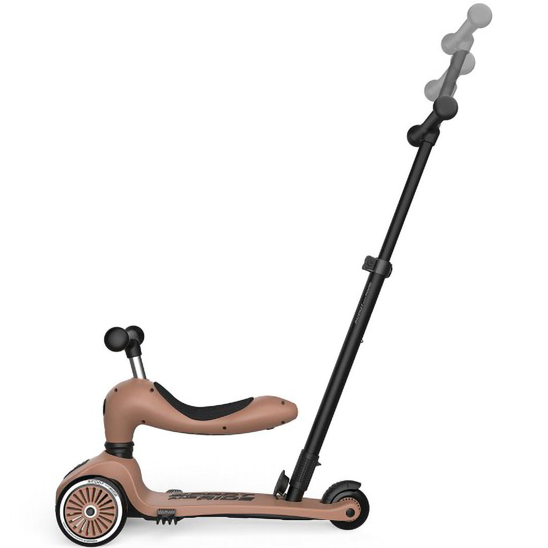 scoot and ride 2-in-1 loopfiets en step - push and go - mocha mousse | SR-00820 | 2