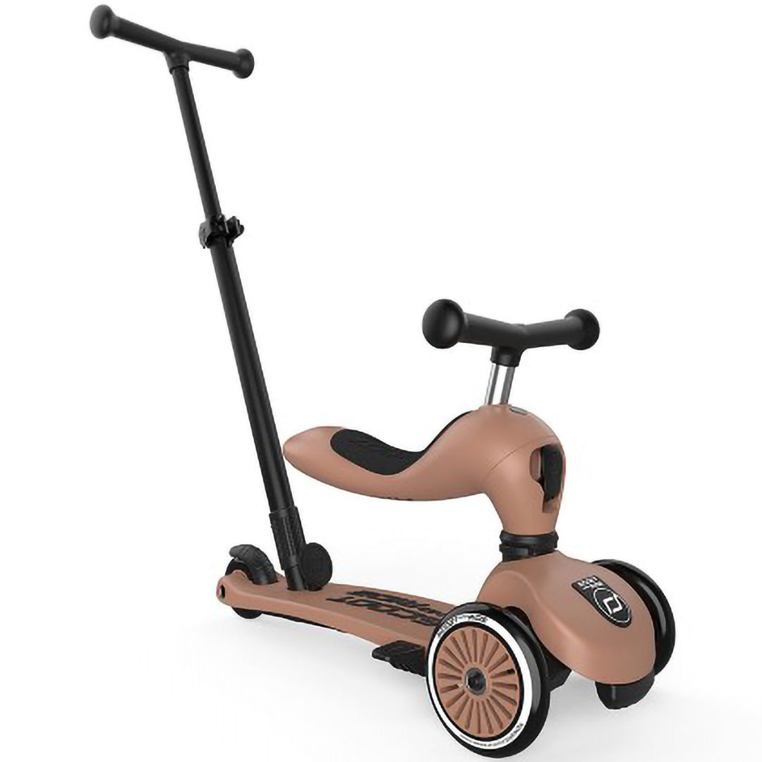 scoot and ride 2-in-1 loopfiets en step - push and go - mocha mousse | SR-00820 | 3