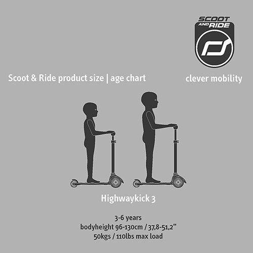 scoot and ride kinderstep highwaykick 3 - peach | SR-96357 | 1
